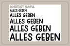 ALLES GEBEN - Decal - Schrift Playful