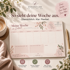 Wochenplaner zum Ausdrucken – detaillierte Wochenübersicht für Termine, Aufgaben und Prioritäten